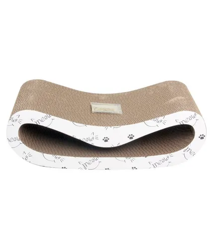 Dehner Tierbett Katzen-Kratzpappe Wave, inkl. Katzenminze