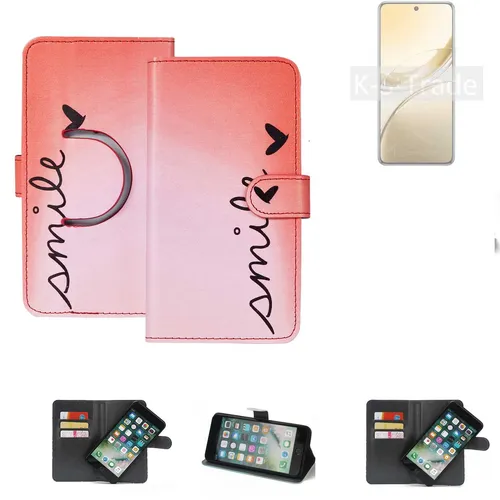 360° Schutzhülle für Vivo V50e Europe Wallet Case Design smile