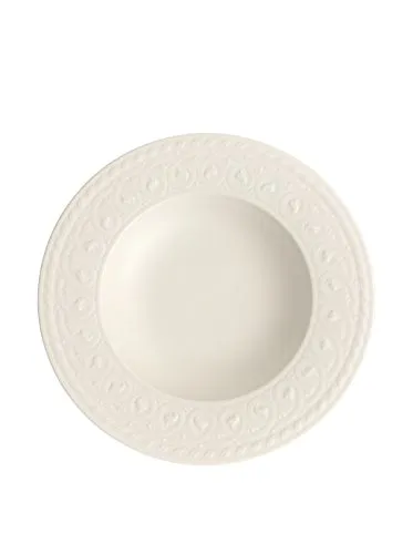 Villeroy & Boch Tiefer Teller 6er Set Cellini - Hochwertige Suppenteller aus Premium Porzellan, ideal für jeden Anlass. Mit optimaler Tiefe für Suppen und Eintöpfe, spülmaschinenfest und mikrowellengeeignet.
