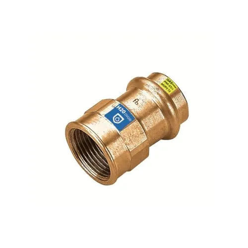 Sanpro Pressfitting Übergang Innengewinde Übergangsmuffe, Größe V 15-3/8' (Kupfer Gas Wasser Trinkwasser Heizung Sanitär Fittings Fitting Kupferleitung) Größe: V 15