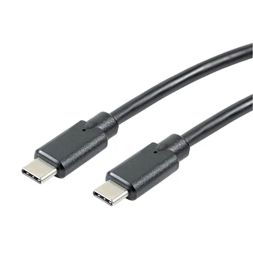 MKC MK-30.100.CC.05 USB-Kabel Typ C 3.0, 100 W, 0,5 m – Schnellladung und Datenübertragung – USB C auf C Kabel, Schwarz, MK-30.100.CC.05