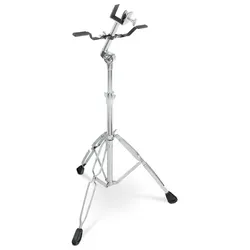 XDrum Bongo-Ständer Pro - Verchromter Bongoständer, höhenverstellbar von 77,5 bis 110 cm mit verstellbarer Neigung und Moosgummiauflagen für optimalen Halt - ideal für Musiker!