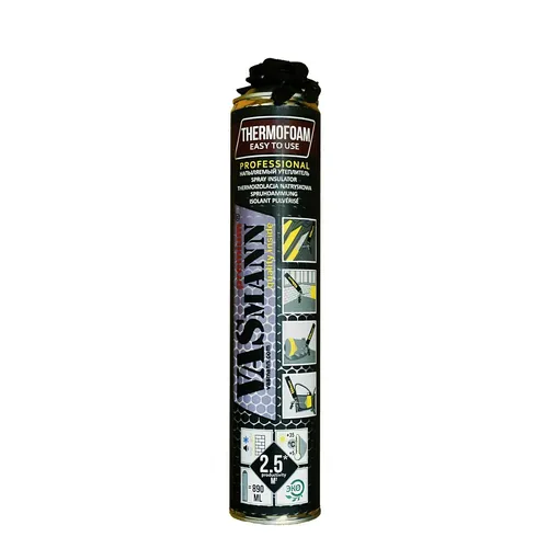 890ml 2,5m2 Sprüh Dämmung Fassaden, Dach, Wohnmobil, Keller Dämmung Wärmedämmung