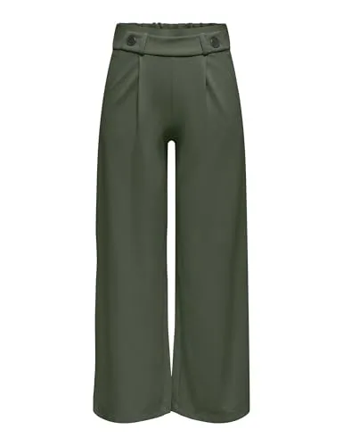 JdY Damen Jdygeggo Life New Long Pant JRS Noos Breites Bein Culotte, Kambaba, XS / 32L