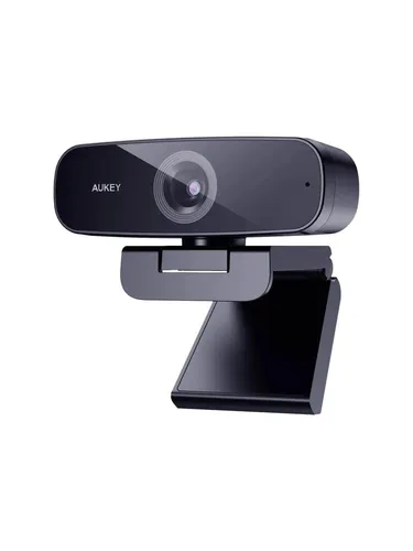 Aukey PC-W3 Webcam - 1080p HD - Webcam mit 2 MP und 1920 x 1080 Auflösung, ideal für klare Videoanrufe und Streaming, einfach über USB anzuschließen.