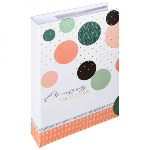 walther design Fotoalbum lachsrosa 300 Fotos 10 x 15 cm Memo-Einsteckalbum Amazing Memories ME-488-R