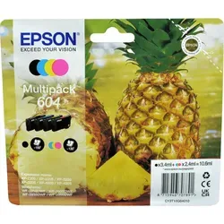 Epson Tinten C13T10G64010 - Original 4-farbiges Tintenpatronen-Set, brillante Ausdrucke für Epson Expression Home Drucker