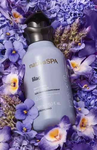 Boticário Nativa Spa Loção Renovadora Lilac Renovierende Körperlotion 400 ml