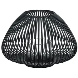 blomus LYVA Laterne - Schwarz - Größe S - Elegante Laterne aus Stahl mit Glaszylinder für stimmungsvolles Licht. Ideal für Indoor-Dekoration und schafft eine gemütliche Atmosphäre.