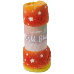 Lumaland Kuscheldecke für Kinder in orange von Lumaland