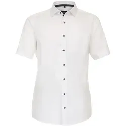Venti Businesshemd Kurzarm Uni Modern Fit - Herrenhemden in reiner Baumwollqualität mit modernem Minimal-Print und schlanker Passform für einen stilvollen Auftritt im Büro.