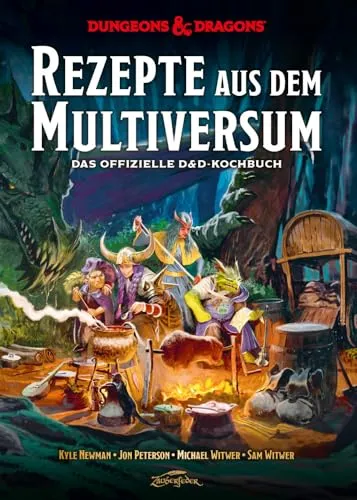 Dungeons & Dragons: Rezepte aus dem Multiversum - Entdecken Sie köstliche Rezepte aus dem D&D-Universum. Dieses offizielle Kochbuch bietet kreative Ideen für Fans und Feinschmecker, ideal für jedes Abenteuer am Tisch! Perfekt für gemütliche Spieleabende und kulinarische Erlebnisse.