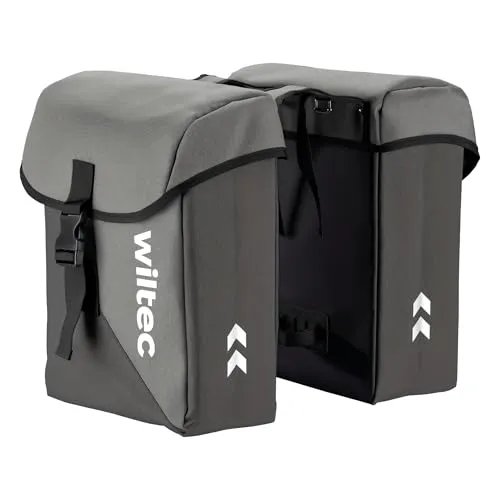 Wiltec Doppel Gepäckträgertasche 35 l
