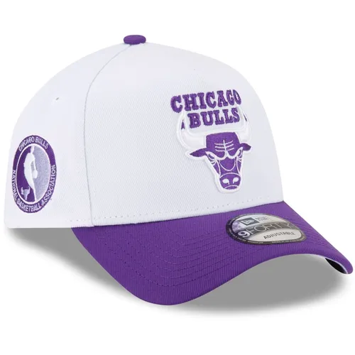 New Era 9Forty A-Frame Snapback Cap - Chicago Bulls weiß - Stylische Snapback Cap für Herren im Trucker-Stil. Ideal für Freizeitaktivitäten im Sommer, mit einstellbarem Verschluss für perfekten Sitz.