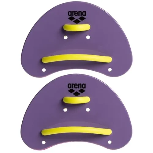 arena Elite Finger Paddle Schwimm Paddles, Pool Trainingszubehör, Pool Paddles Mit Verstellbaren Riemen, Unbedeckte Handfläche