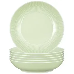 Seltmann Weiden Amina Suppenteller 6er Set in grün von Seltmann Weiden