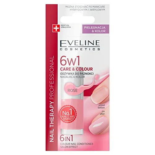 Eveline Cosmetics Nageltherapie Professioneller Konzentrierter Nagelconditioner mit Farbe