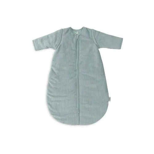 Jollein Baby Schlafsack mit abnehmbaren Ärmeln 70 cm Rib Sea Green - Schlafsäcke für Babys, flexibel durch abnehmbare Ärmel und aus weichem Baumwollmaterial für optimalen Komfort und Sicherheit.