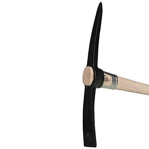 SIENA GARDEN Kreuzhacke 3kg - Hochwertige Kreuzhacke mit 95cm langem Eschenstiel, ideal für Bau und Garten. Der Kopf aus C45 Stahl mit gehärteten Spitzen sorgt für optimale Leistung und Langlebigkeit.