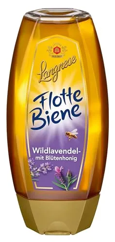 Langnese Flotte Biene Wildlavendel- mit Blütenhonig, 500g