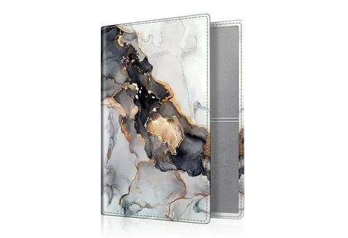 Fintie Mini Geldbörse Fahrzeugschein Hülle, Ultradünne Fahrzeugscheinetui Kreditkartenetui, aus Kunstleder Tasche für KFZ Fahrzeugschein/Ausweis/Karten