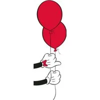 Komar Wandbild Mickey Mouse Balloon 40 x 50 cm