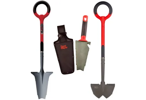 Root Slayer® Spaten Set – Wurzelspaten, Blumenkelle & Rasenkantenstecher - Entdecken Sie das Root Slayer Set: Wurzelspaten, Blumenkelle und Rasenkantenstecher für mühelose Gartenarbeit. Ergonomisches Design und robuste Materialien erleichtern das Durchdringen selbst von hartnäckigem Boden.