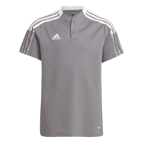 adidas Sport-Polo Team Tiro 21 grau Jungen, Größe: 140