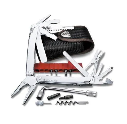 Victorinox Swiss Tool X Plus Ratchet - 40 Funktionen Multitool - Taschenmesser mit 40 Funktionen, ideal für Camping und Outdoor-Aktivitäten. Hochwertige Verarbeitung aus rostfreiem Stahl, hergestellt in der Schweiz.