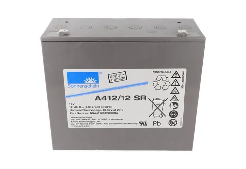 Exide Sonnenschein Dryfit A412/12 SR Blei Akku 12V 12Ah von Exide