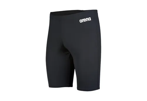 Arena Team Solid Swim Jammer - Schwarz/Weiß - Stylische Bademode in UK Größe 26, ideal für Training und Wettkampf, bietet optimalen Sitz und Bewegungsfreiheit.