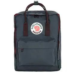 Fjällräven Unisex Kånken Koncept 16L Rucksack – Graphite-Blackberry - Entdecke den vielseitigen Kånken Rucksack in limitierter Auflage! Hergestellt aus robustem Vinylon F, mit verstellbaren Riemen für flexibles Tragen und praktischer Fronttasche.