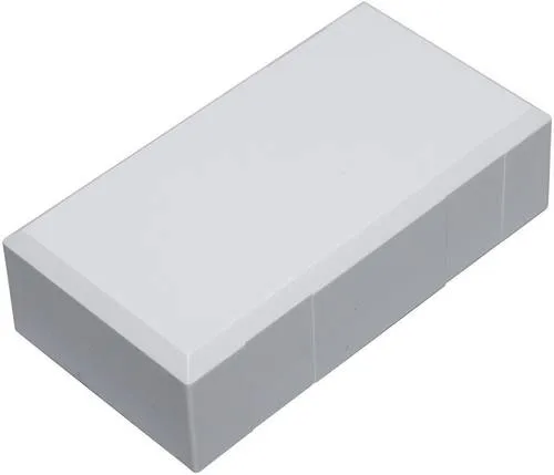 TRU COMPONENTS ESO 1250 Stecker-Gehäuse 125 x 67 x 50 Polycarbonat, ABS Lichtgrau 1St.