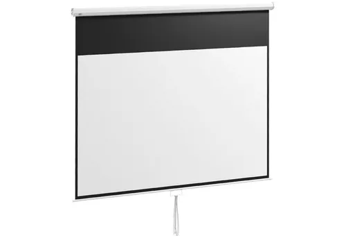 Novzep 120 Zoll Leinwand Projektorleinwand, 16:9 Format, Wand- oder Deckenmontage - Erleben Sie atemberaubende Bilder mit der 120 Zoll Beamer Leinwand im 16:9 Format. Dank der hochwertigen, knitterfreien Oberfläche und des automatischen Höhenverstellmechanismus ist sie ideal für jedes Heimkino.