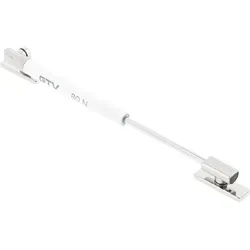 MS Beschläge Kompressionsfeder Gasdruckdämpfer Klappenträger Klappenhalter Gasfeder Weiß 100N