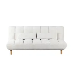 ebuy24 Schlafsofa, Schwarz, 2-Sitzer, 194x91x98 cm von Möbel Kraft
