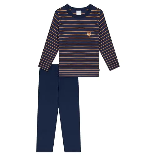 Schiesser Jungen Schlafanzug Set - 100% Bio Baumwolle, Größe 92 bis 140 - Schlafanzüge für Jungen, aus 100% Organic Bio Baumwolle für höchsten Komfort und Nachhaltigkeit, ideal für einen erholsamen Schlaf.