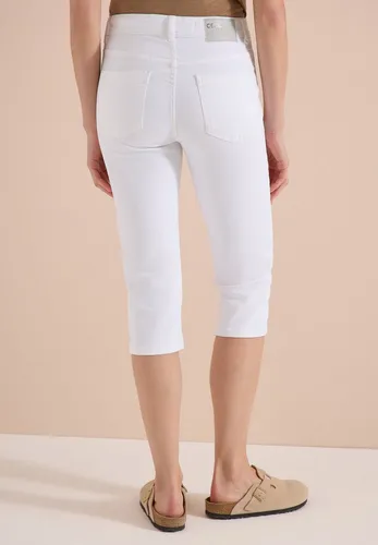 Cecil Slim Leg Capri Jeans White 31 in weiß von CECIL