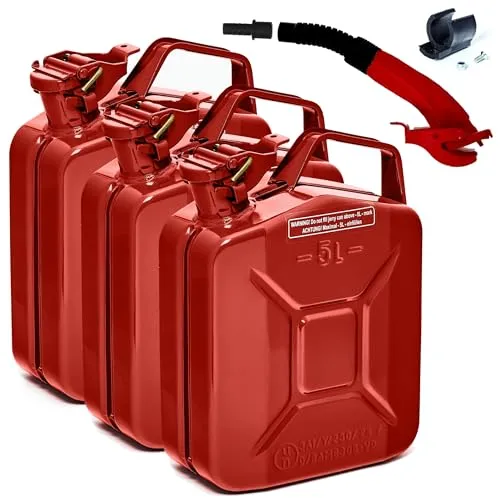 BW Benzinkanister Metall 5L mit Ausgießer von BW