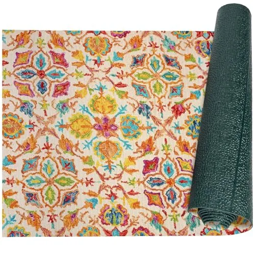 ANRO Küchenteppich Küchenläufer Teppich Läufer Küche waschbar rutschfest Abbraccio Abwaschbar 100 x 52cm