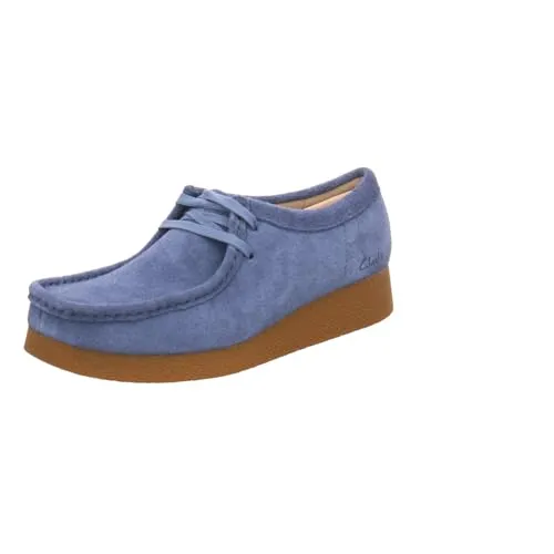 Clarks Wallabee EVO Schnürschuhe für Damen in Blau von Clarks