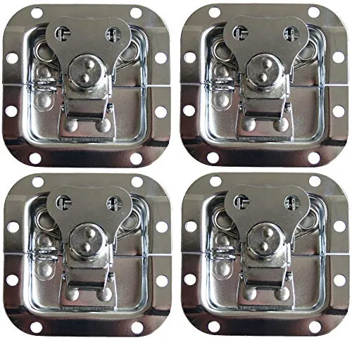 4x Butterfly Verschluss klein abschliessbar Case Rack Schloß Catch Lock
