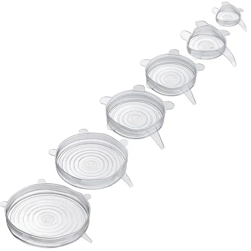 WESTMARK Frischhaltedeckel-Set Silikon Round transparent 23272260