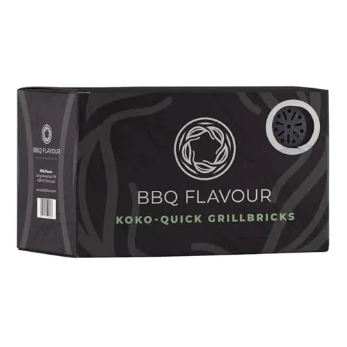 Yakiniku Y100207 Kokosbriketts rund 4 Stück