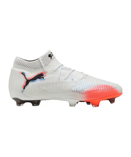 Puma Future 8 Ultimate FG Fußballschuhe Weiß EU 46 1/2 - Fußballschuhe mit FUZIONFIT³-Obermaterial für eine perfekte Passform und FLEXGILITY-Außensohle für 360-Grad-Agilität. Ideal für kreative Playmaker auf dem Platz.