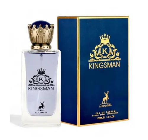 Alhambra Eau de Parfum Kingsman - 100 ml für Herren - Entdecken Sie das Herrenparfüm Alhambra Kingsman mit einem einzigartigen Duftprofil. Ideal, um Ihre Persönlichkeit zu unterstreichen und einen bleibenden Eindruck zu hinterlassen. Perfekt für jeden Anlass!