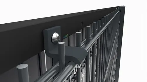 FlexAD Solar Halterung für Doppelstabmatten 6/5/6 & 8/6/8 – V2A Befestigung in Grau