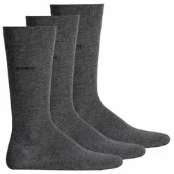 BOSS Herren Socken, 3er Pack - 3P RS Uni Colors CC, Finest Soft Cotton, Baumwoll-Mix Grau 39-42