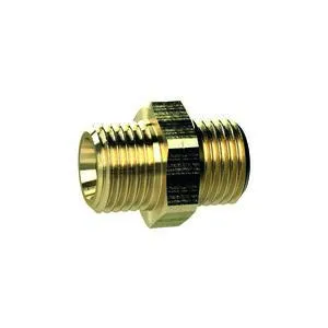 RIEGLER 134484-MS252LH1414 Doppelgewindenippel, G 1/4 a. links, G 1/4 a. links, SW 17, MS, 1Stk