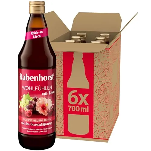 RABENHORST Wohlfühlen mit Eisen 6er Pack (6 x 700 ml)